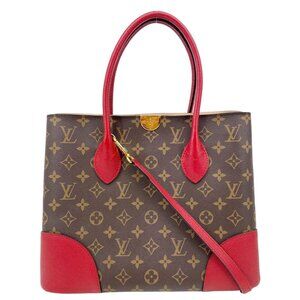 Louis Vuitton  Flandrin Monogram Canvas Tote Shoulder Bag Cherry